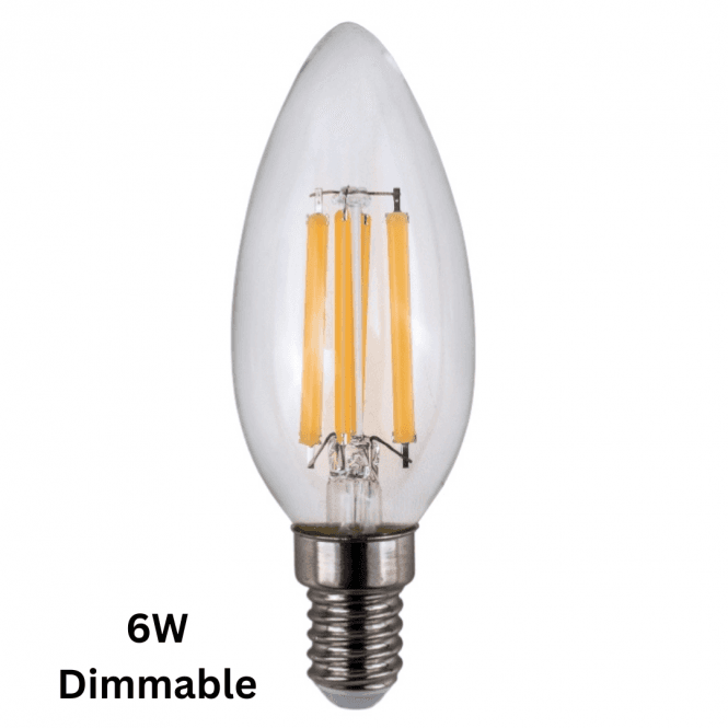 Magnalux 6W E14 Dimmable Candle Bulb