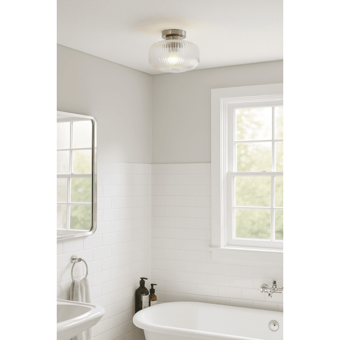 Magnalux Arlo Semi Flush Fitting IP44