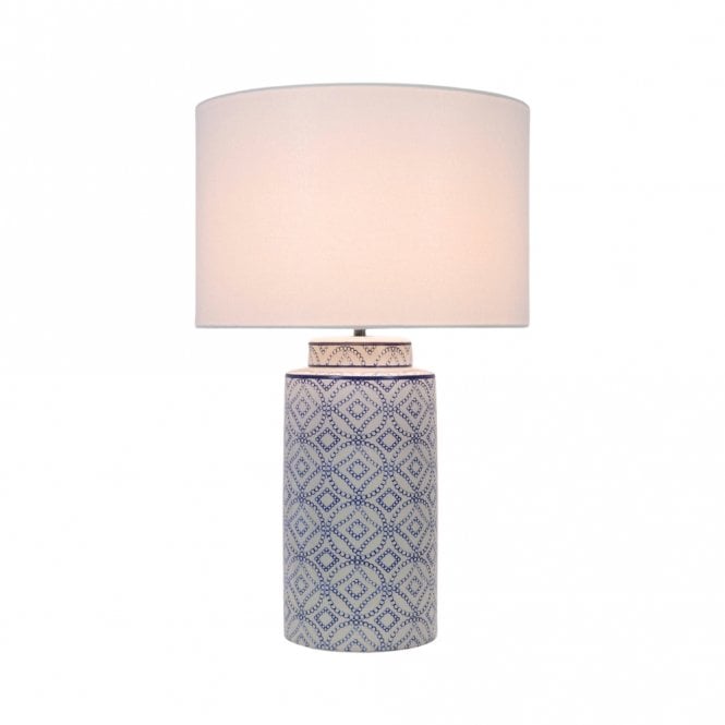 Magnalux Cunninghm Ceramic Table Lamp C/W Shade