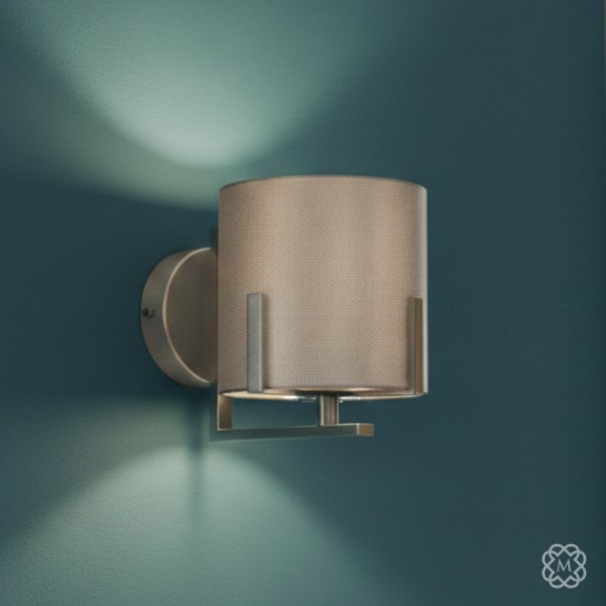 Magnalux Hadden Satin Chrome Wall Light