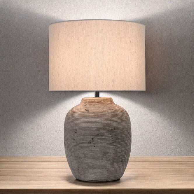 Magnalux Remy Ceramic Table Lamp C/W Shade