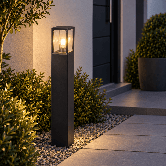 Magnalux Rockwell Anthracite Bollard