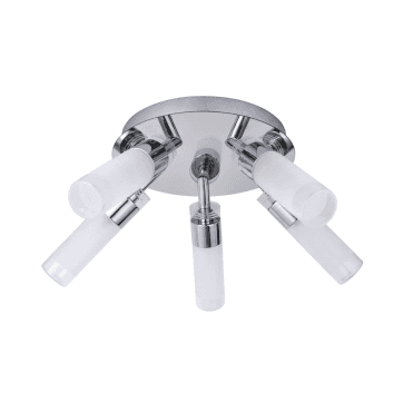 Saturn 5 Light Bathroom Ceiling Light IP44