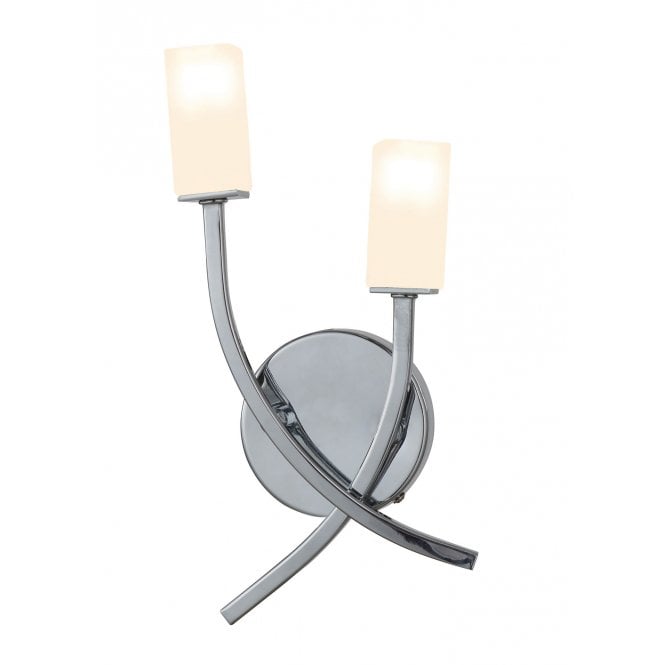 Magnalux Topaz Polished Chrome Wall Light