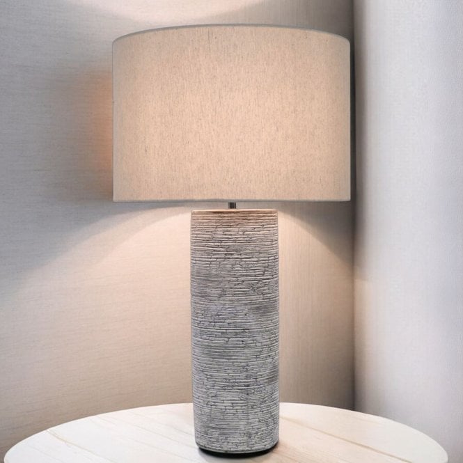 Magnalux Walker Stone Table Lamp C/W Shade