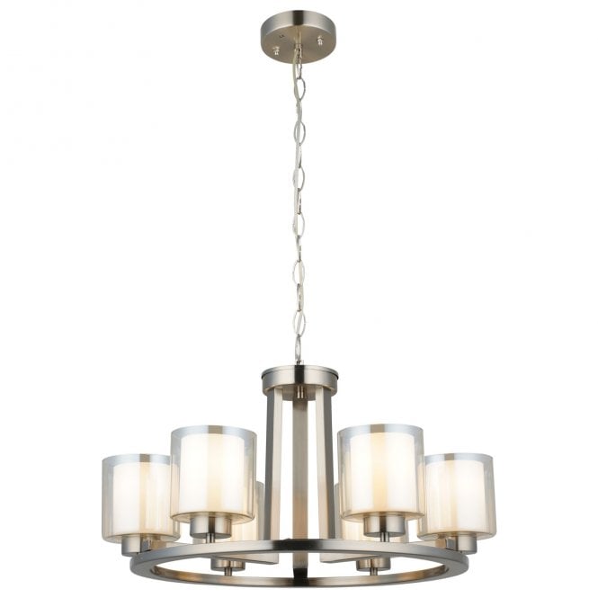 Magnalux Yara Round Satin Chrome Pendant
