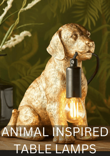 Animal Inspired Table Lamps