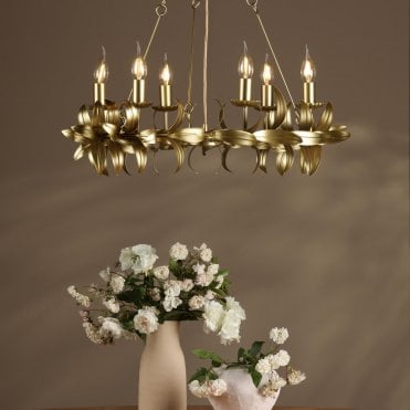 Nadria Satin Gold Pendant
