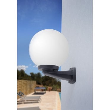Nardo Opal Globe Wall Light