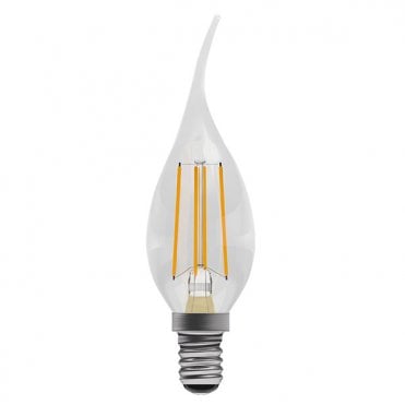 Non Dimmble 4W LED Bent Tip Candle SES/E14