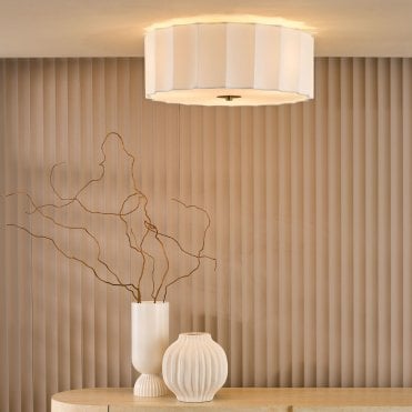 Noura Ivory & White Flush Fitting