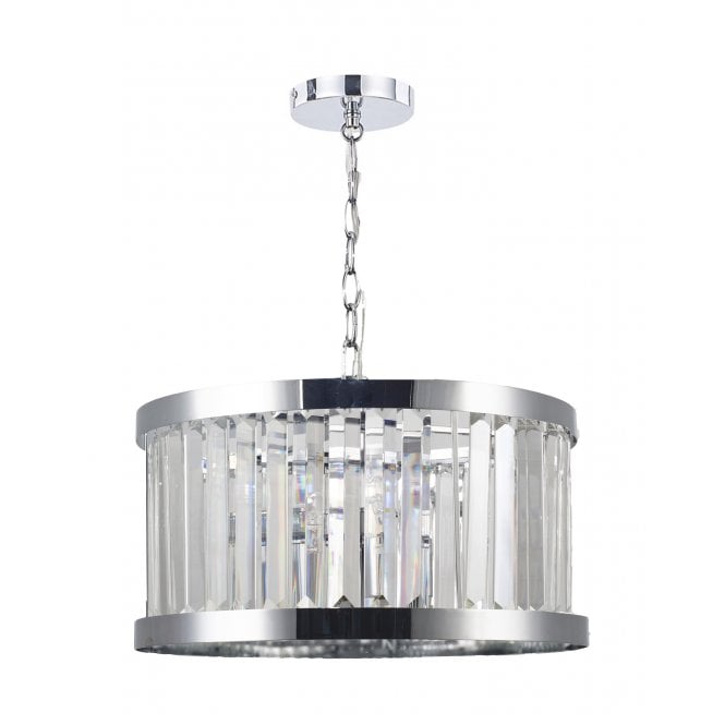 Pandora E27 3 Light Crystal Pendant
