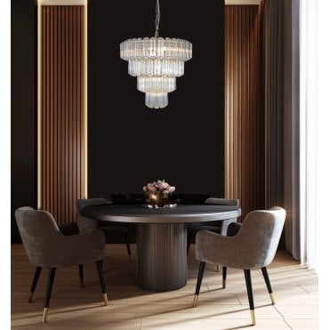 Pierre 11 Light Crystal Pendant