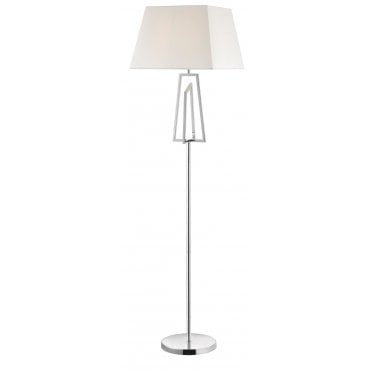 Plaza E27 Floor Lamp With Square Shade