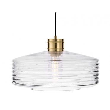 Porto Brushed Brass Single Pendant