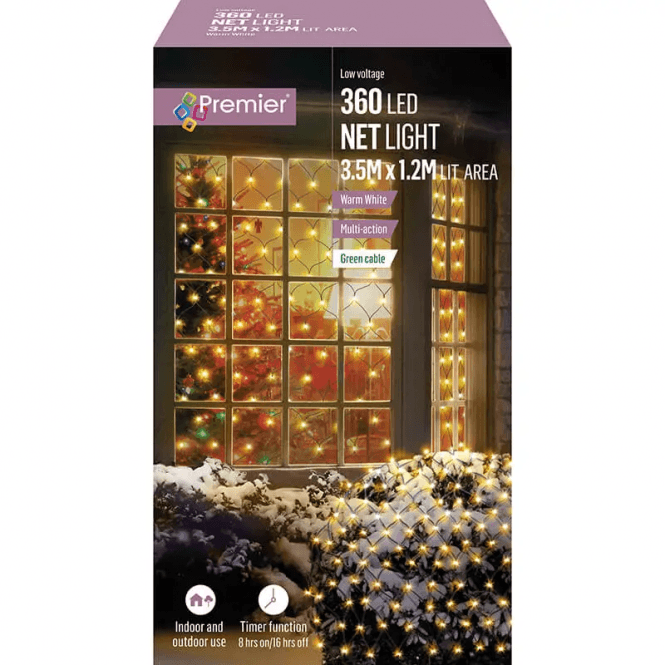 Premier Christmas Lighting 360 LED Net Light