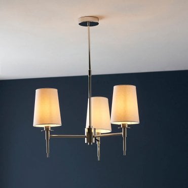 Roe 3 Light Fitting C/W Shades