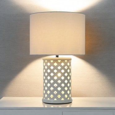 Samon Ceramic Table Lamp C/W Shade