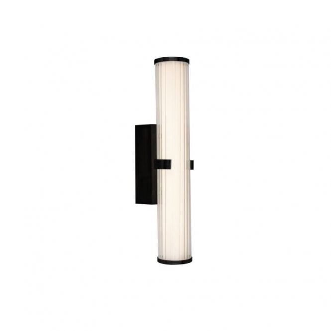Searchlight Clamp Black Bathroom Wall Light