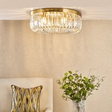 Sigourney 6 Light Semi Flush Fitting