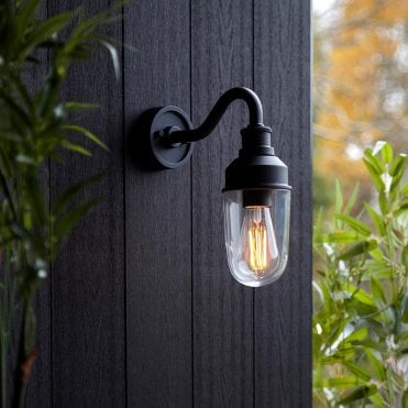 Terry Outdoor Curved Wall Light IP44