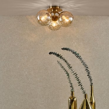 Ulrika 3 Light Flush Fitting