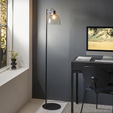 Urban Belle Floor Lamp in Black Finish