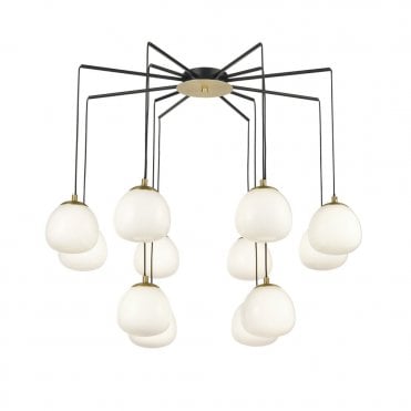 Vermeer Opal Glass Ceiling Fitting