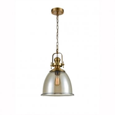 Vista Industrial Glass Pendant