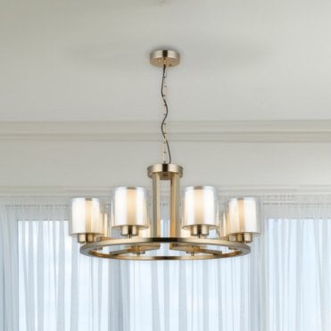 Yara Round Antique Brass Pendant