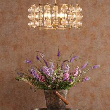 Yuridia Satin Gold Ceiling Pendant